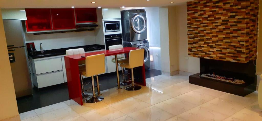 Η κουζίνα ή μικρή κουζίνα στο Colina 804