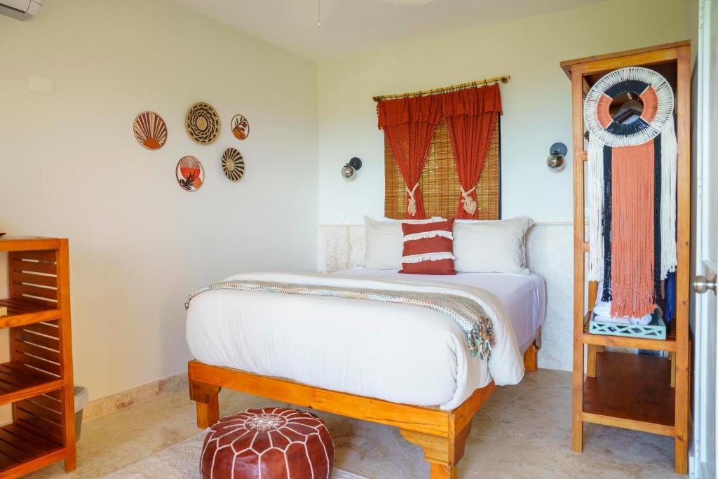 Postel nebo postele na pokoji v ubytování Araya Resort