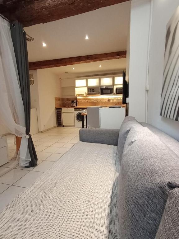 Kuchyň nebo kuchyňský kout v ubytování La Loge Du Vieux Lyon