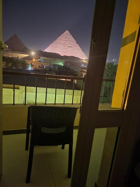 Balkón nebo terasa v ubytování Alibaba Pyramids inn Hotel