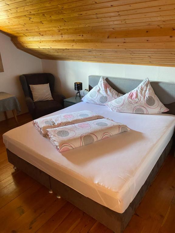 Postel nebo postele na pokoji v ubytování Haus Stabentheiner