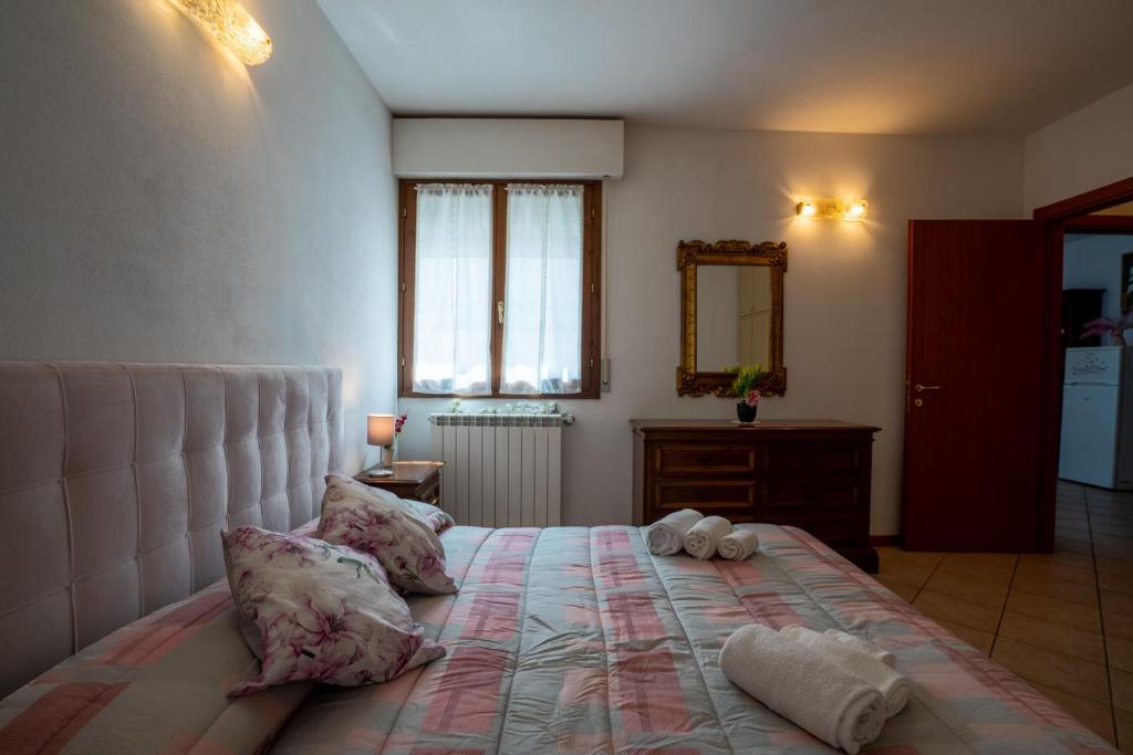Postel nebo postele na pokoji v ubytování Sieve Flower