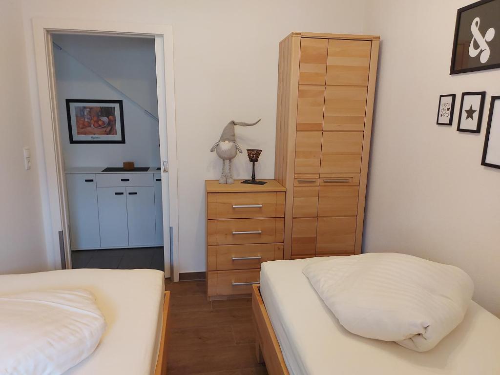 Postel nebo postele na pokoji v ubytování Apart Sonnenblick