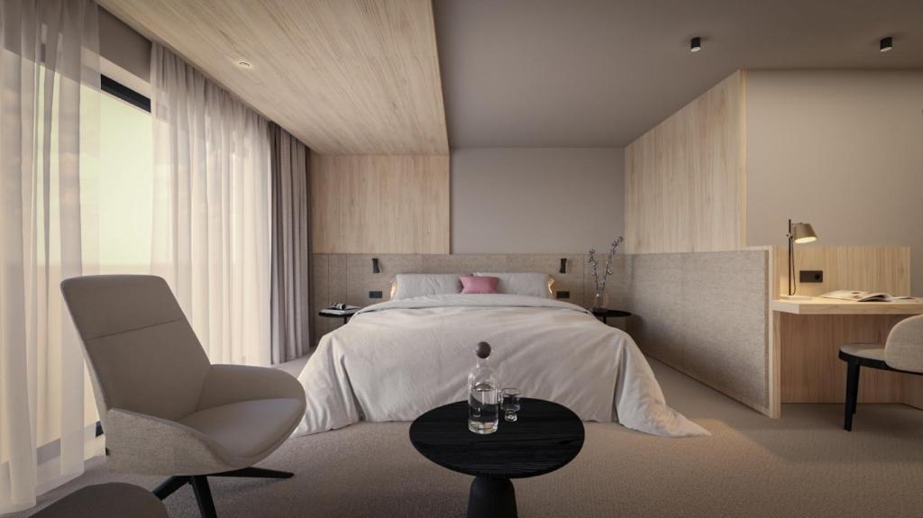 Hotel COSMEA 4 Stars - Your Honeymoon & Dolomites experienceにあるベッド