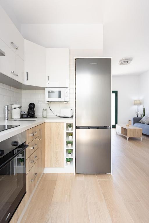 Kuchyň nebo kuchyňský kout v ubytování Casa Iraría