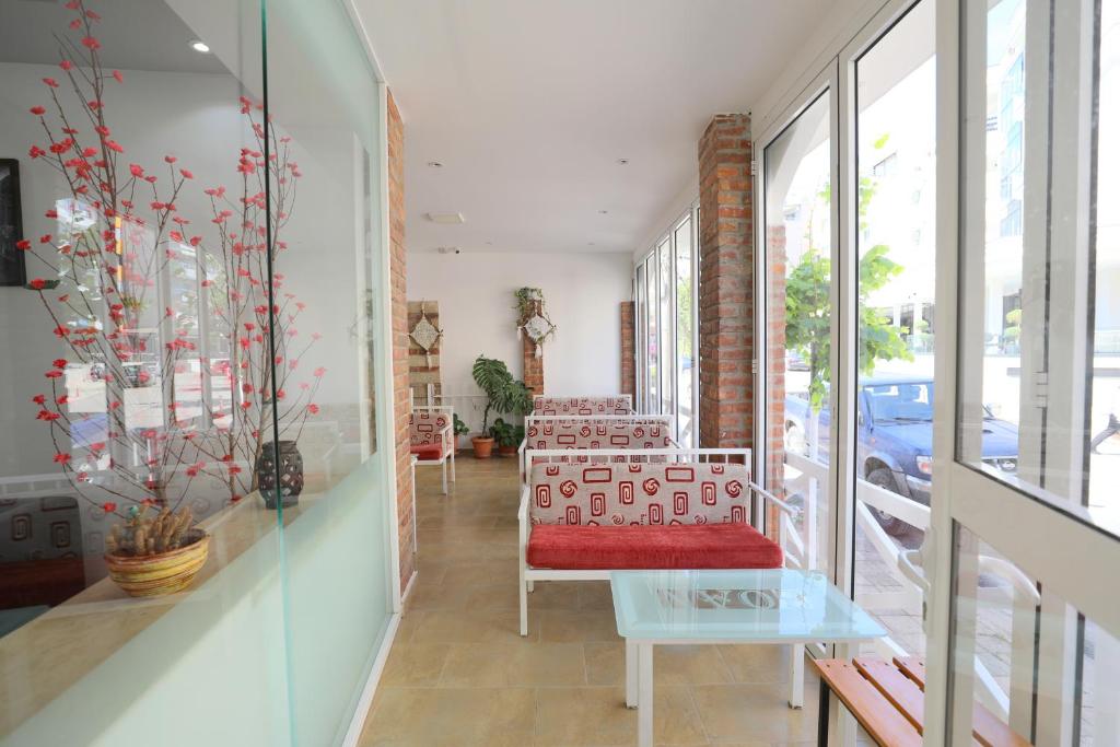 Posezení v ubytování Hotel Soan