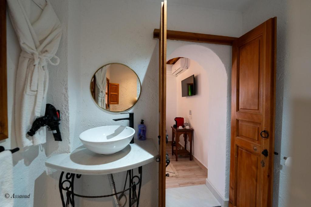Koupelna v ubytování Riad dar chama