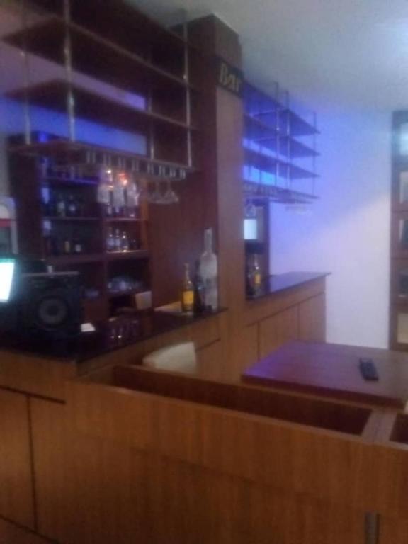 Lounge nebo bar v ubytování De Palms Hotel Port Harcourt