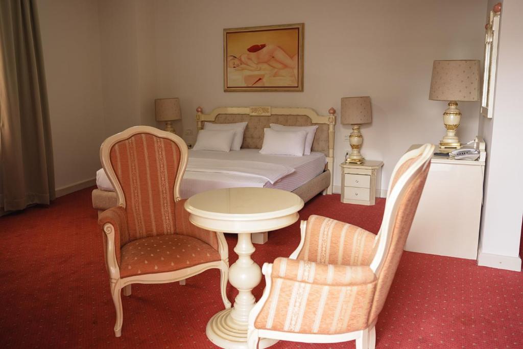 Postel nebo postele na pokoji v ubytování Hotel Radobolja