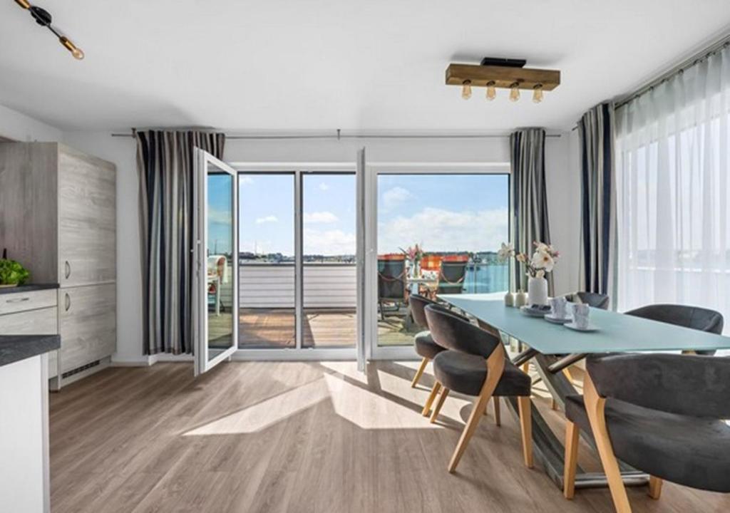 Posezení v ubytování Ferienwohnung Admiral Suite