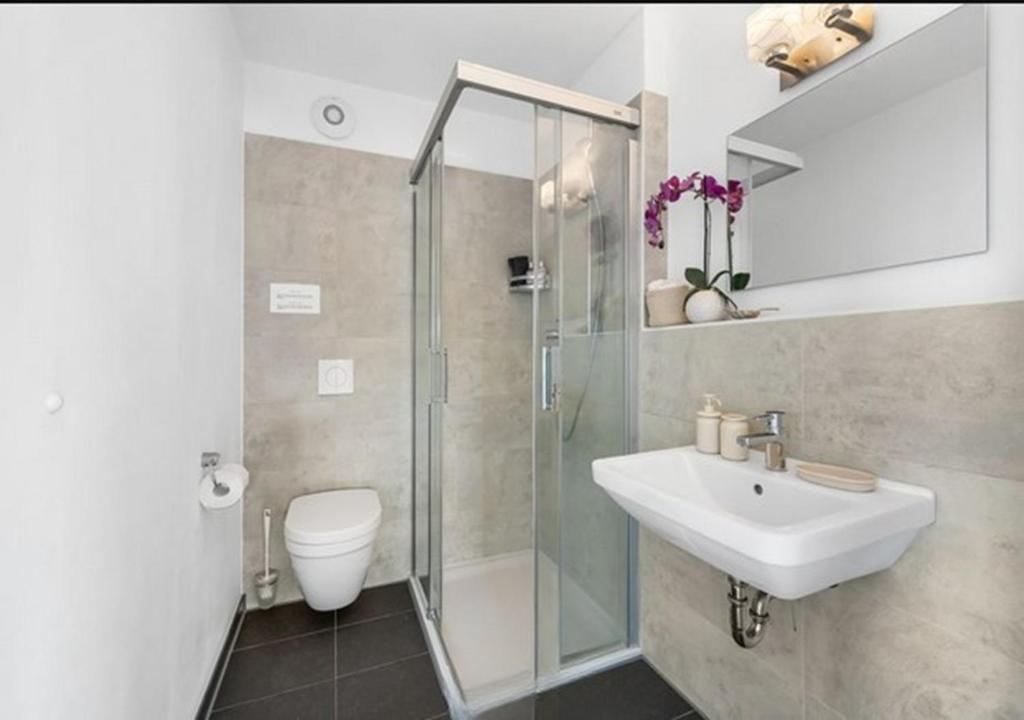 Koupelna v ubytování Ferienwohnung Admiral Suite