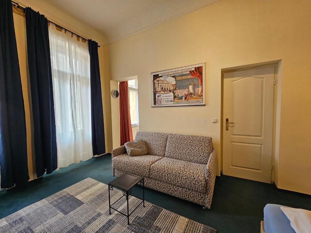 Posezení v ubytování Cityappartement am Theaterplatz