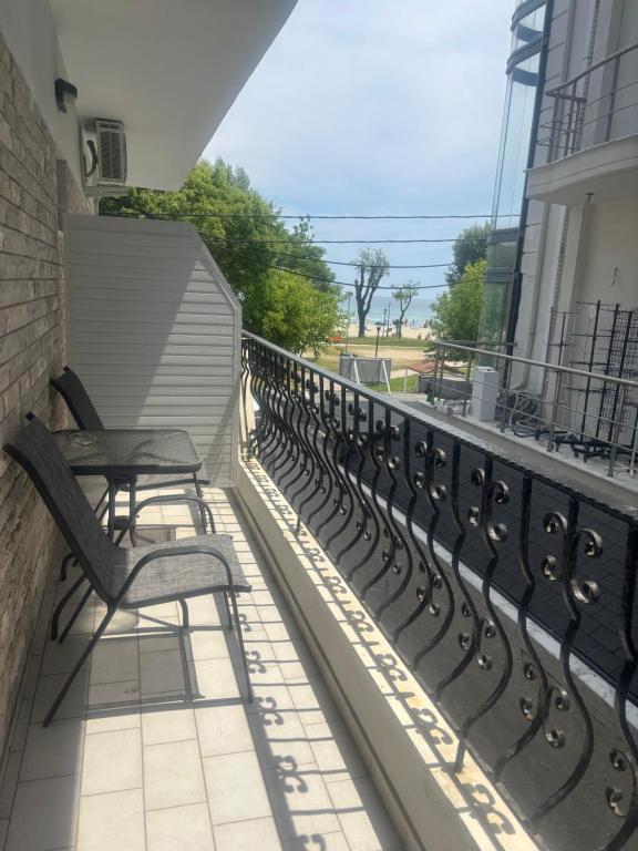 Balkón nebo terasa v ubytování Indigo sea view rooms