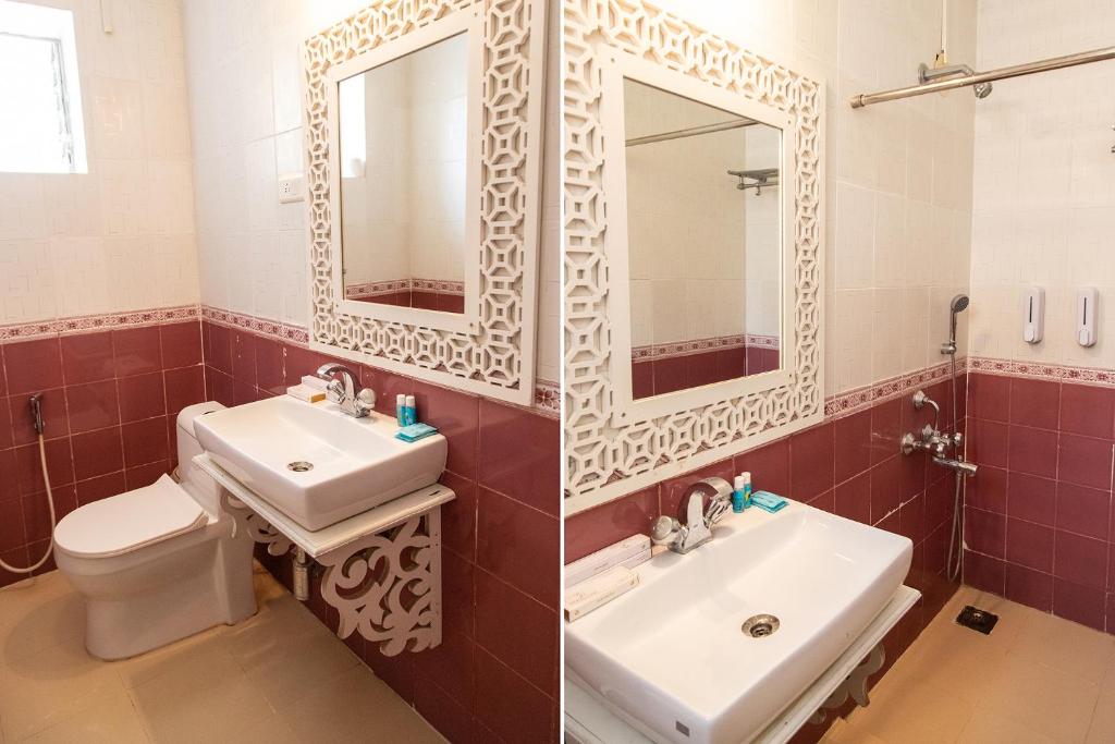 Koupelna v ubytování Stylish Poolside 2BHK Near Candolim to Eat, Chill, Party Nearby