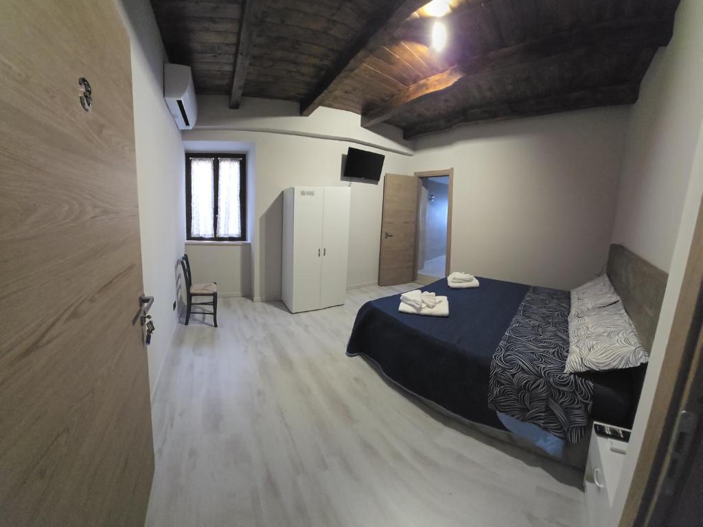 Postel nebo postele na pokoji v ubytování Casa Vacanze Mannara