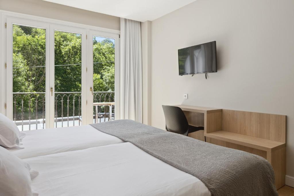 Hotel Venta de Etxalar - Camera Doppia Con Letti Singoli Con Terrazza