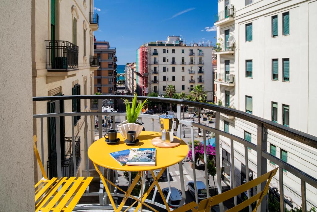 Balkón nebo terasa v ubytování Salerno Centro Holiday House