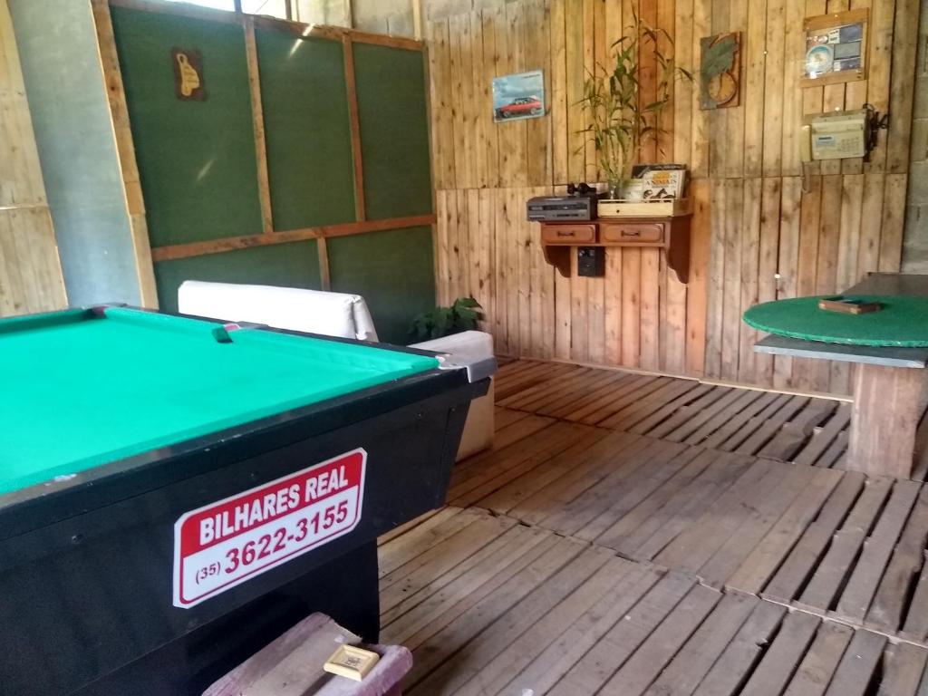 Biliár nebo kulečník v ubytování Quarto curral mantiqueira