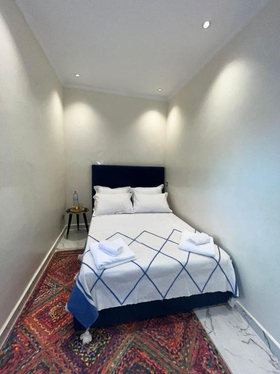 Postel nebo postele na pokoji v ubytování Riad Abrare