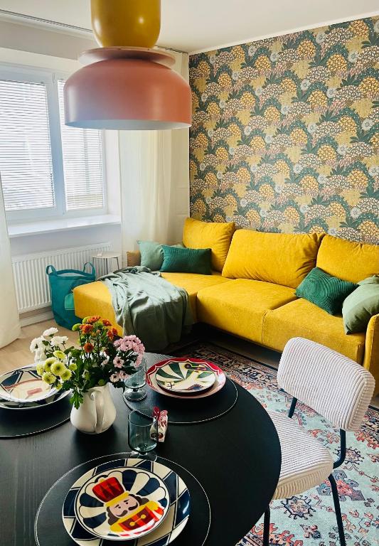 Ruang duduk di Apartement Nikolai