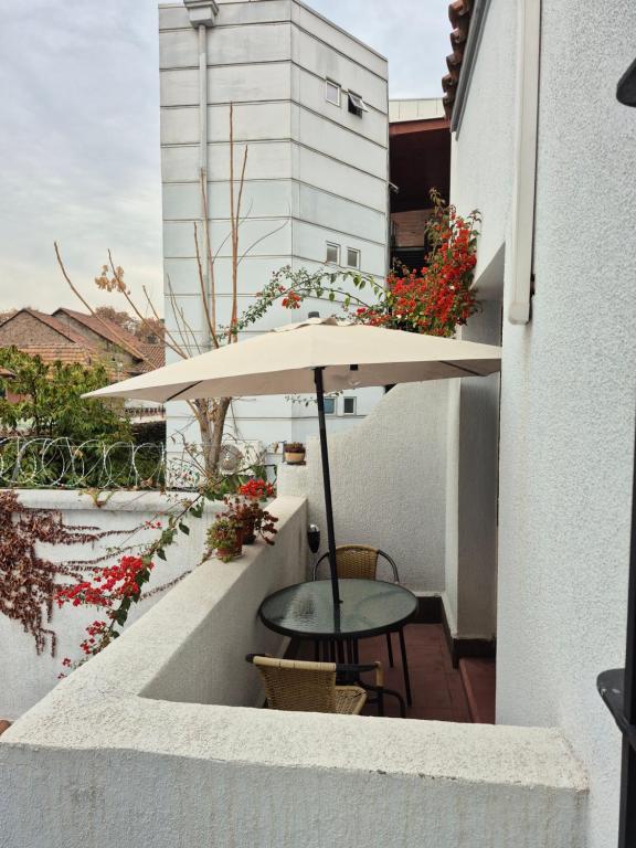 Balkón nebo terasa v ubytování Hostal Boutique Casa La Barca