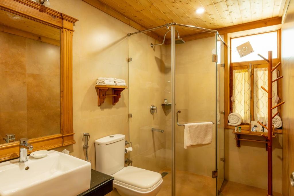 Koupelna v ubytování Shivadya - A Luxury Boutique Experience