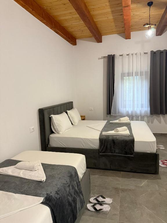 Postel nebo postele na pokoji v ubytování Guesthouse Te Tata