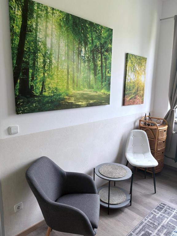 Posezení v ubytování Apartmány IMLADRIS, Hotel u pralesa