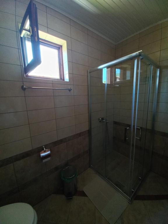 Koupelna v ubytování Villa Afrodita