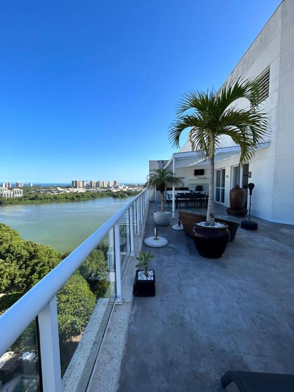 Μπαλκόνι ή βεράντα στο Cobertura duplex barra da Tijuca