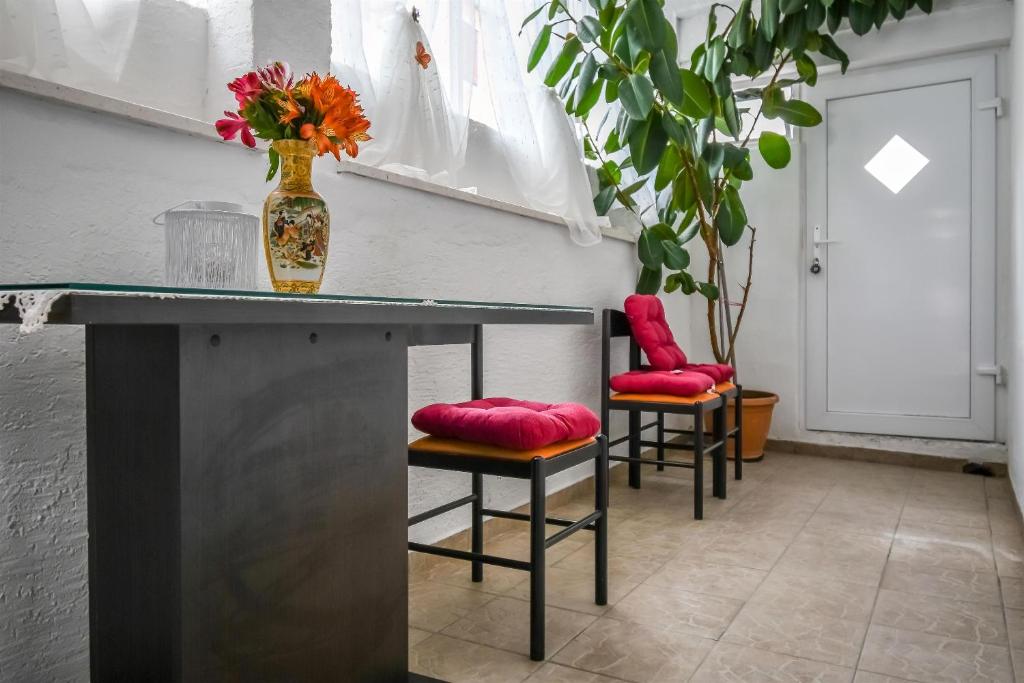 Posezení v ubytování Apartment Olga
