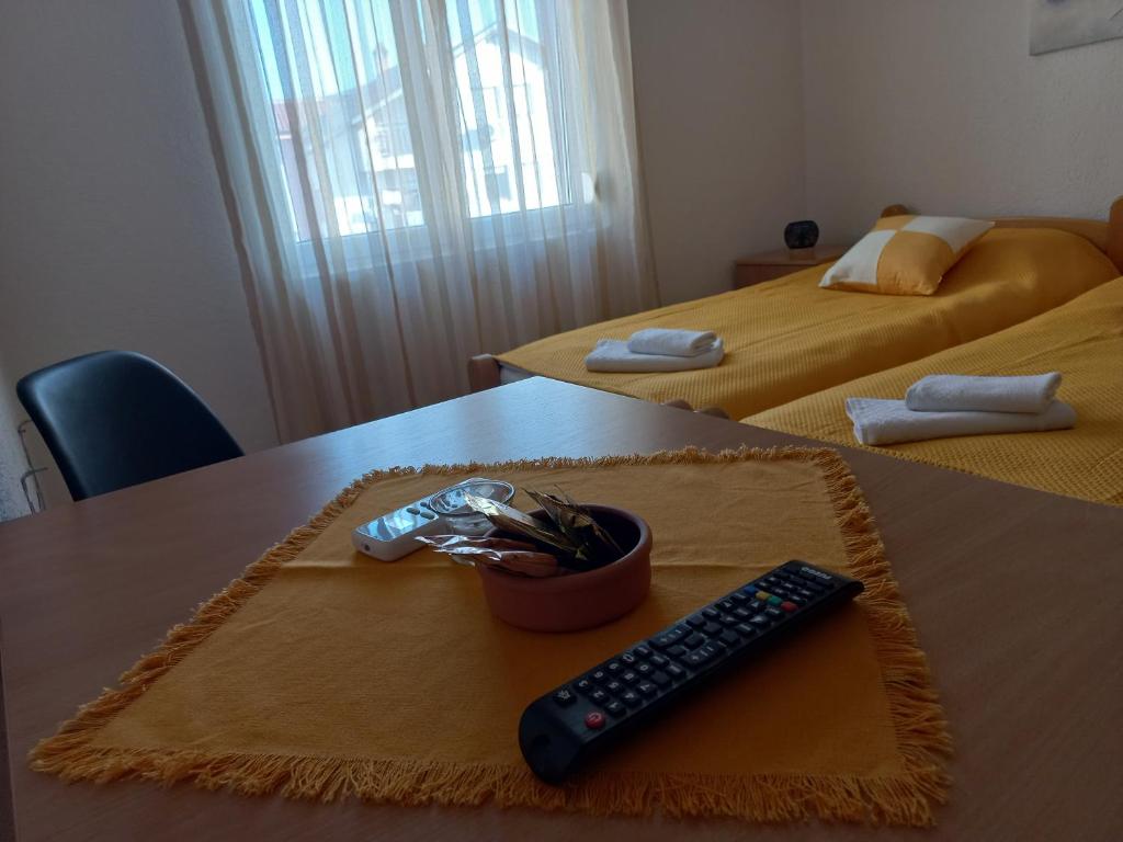 Postel nebo postele na pokoji v ubytování Villa Afrodita