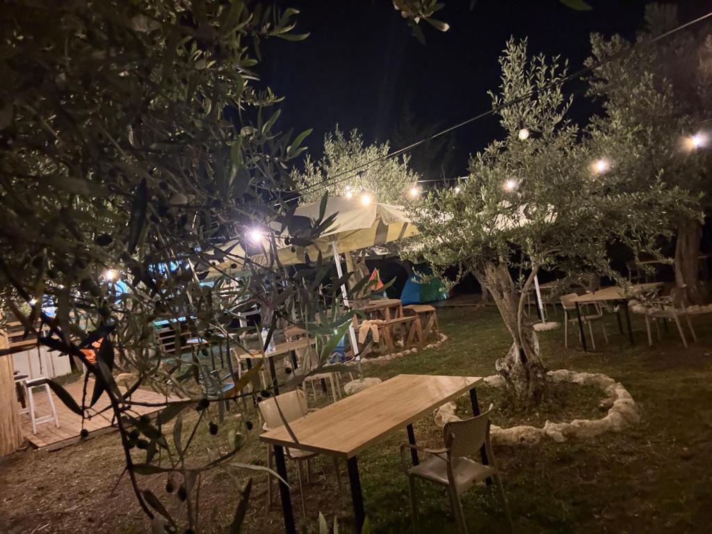 Zahrada ubytování Oasis Camping