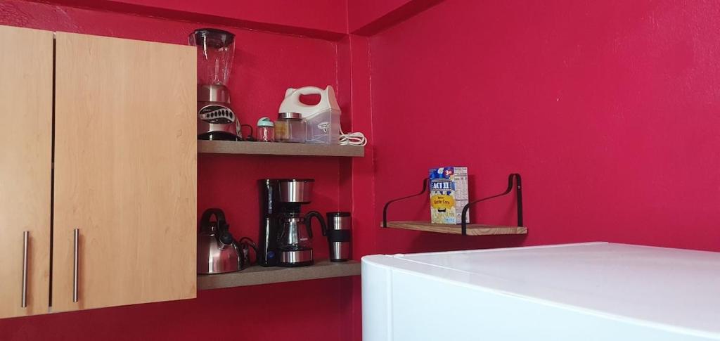 Postel nebo postele na pokoji v ubytování Comfortable modern studio villa