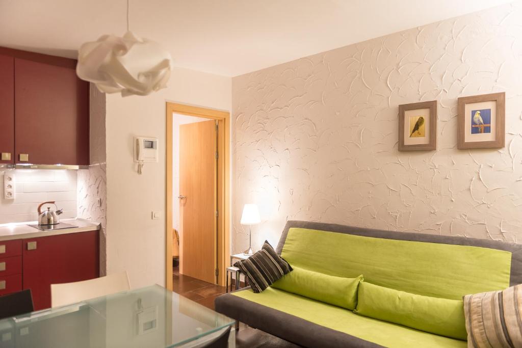 Kuchyňa alebo kuchynka v ubytovaní Apartaments Ciutat Vella
