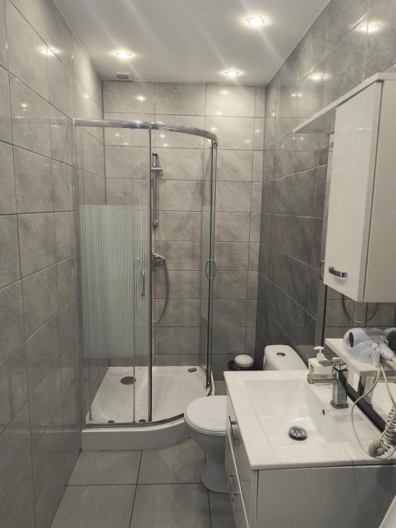 Kúpeľňa v ubytovaní Boszkowianka
