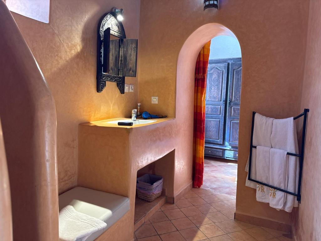 Koupelna v ubytování Riad Eucalyptus, Ethnic Hotel
