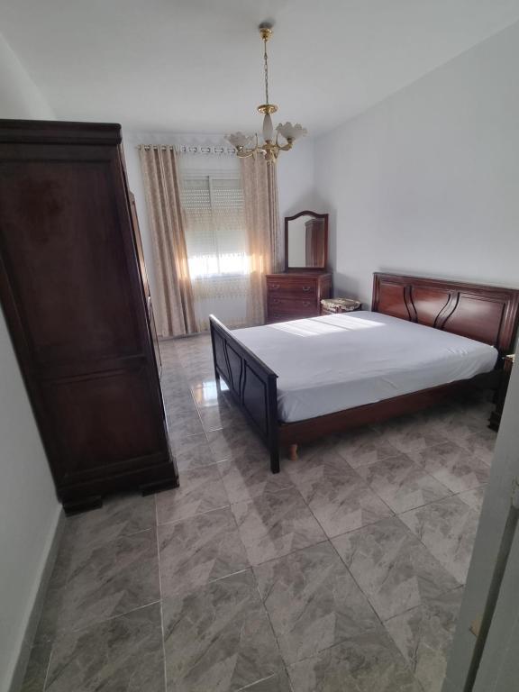 Postel nebo postele na pokoji v ubytování Bel appartement face à la méditerranée