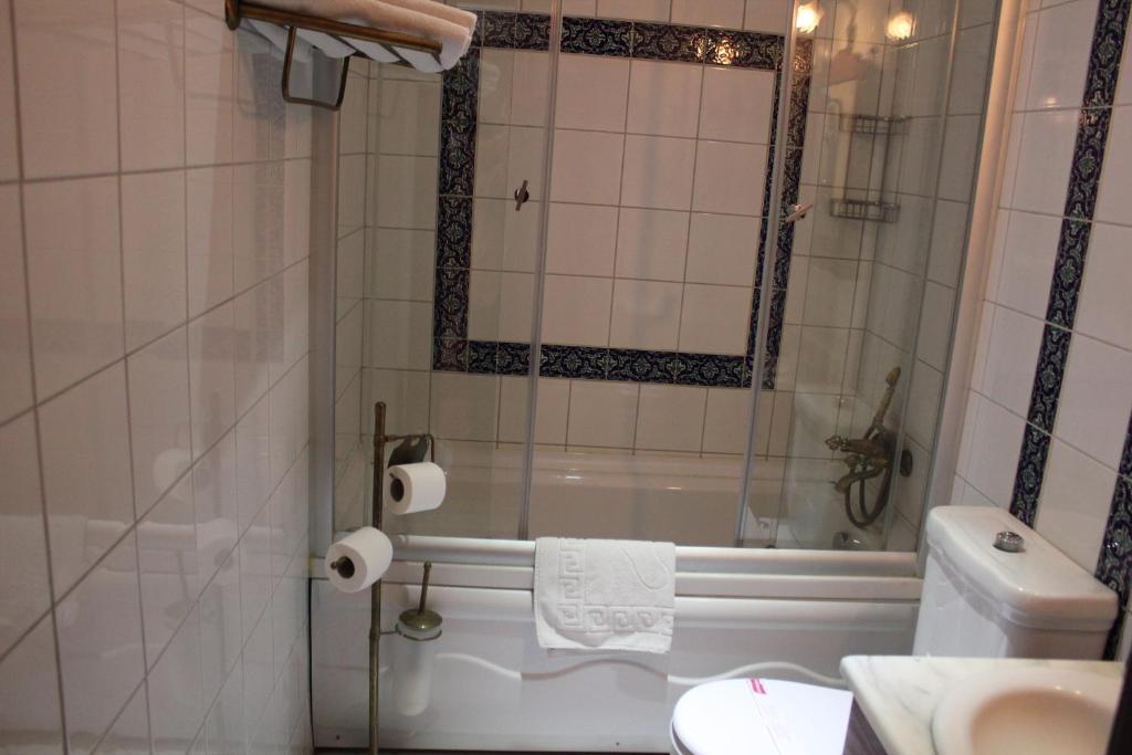 Koupelna v ubytování Aruna Boutique Hotel