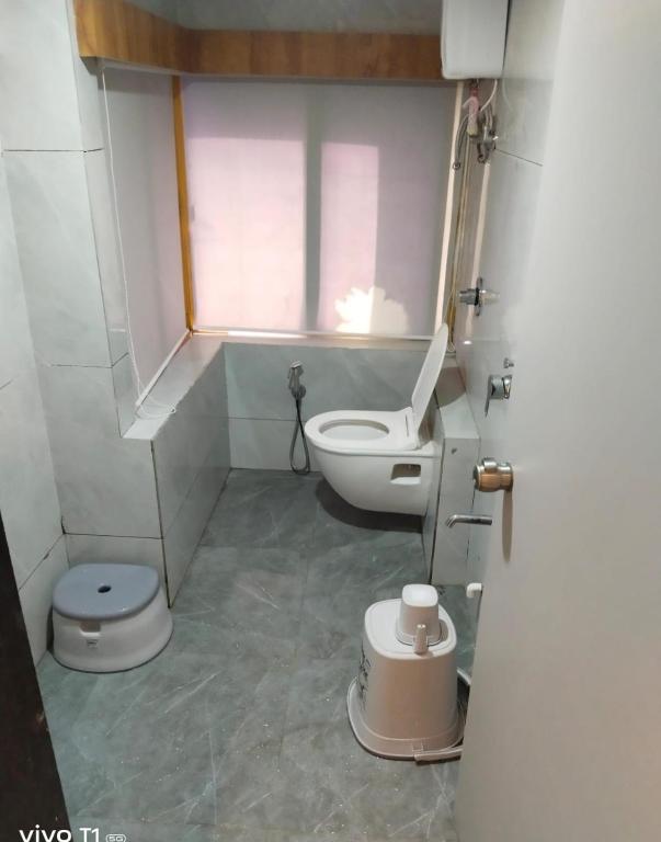 Koupelna v ubytování Hotel Skyland