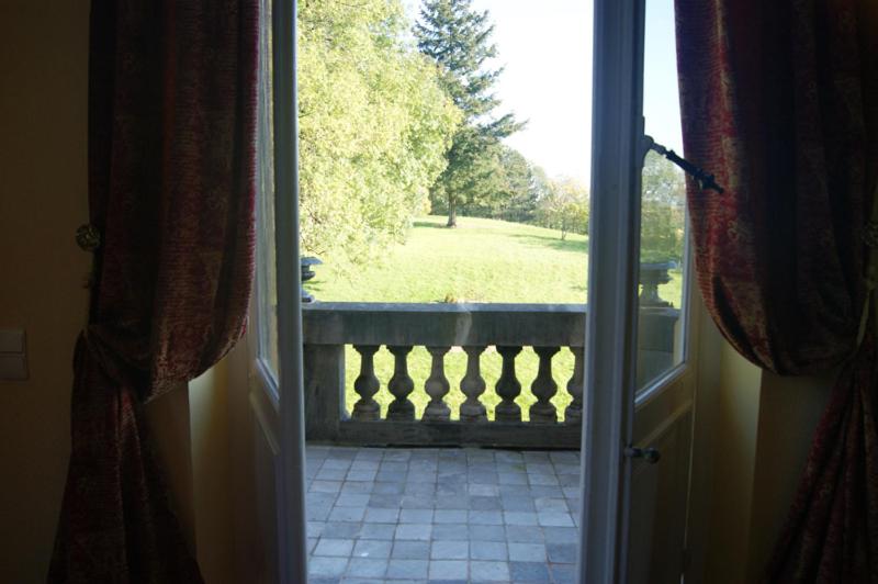 Balkón nebo terasa v ubytování Chateau Neufays
