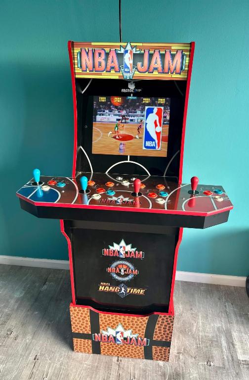 a nba jam game in a video game machine at Long Island at Laguna Point in Destin