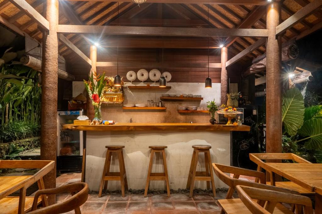 Nápoje v ubytování Mahadana Ubud