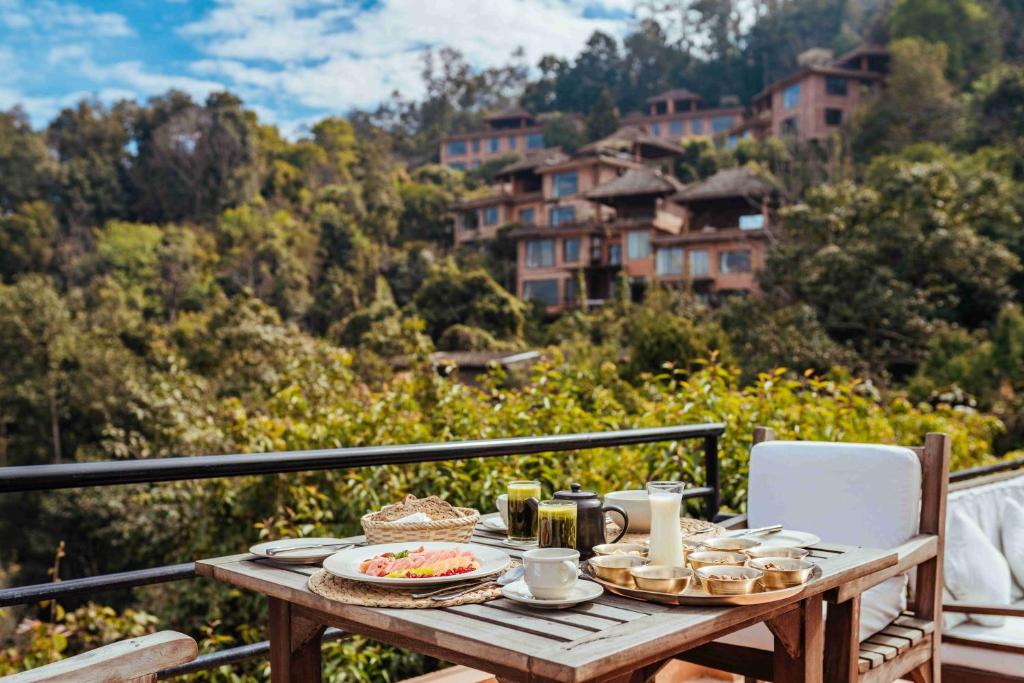 Balkón nebo terasa v ubytování Dwarika's Resort - Dhulikhel Wellbeing Escape in the Himalayas