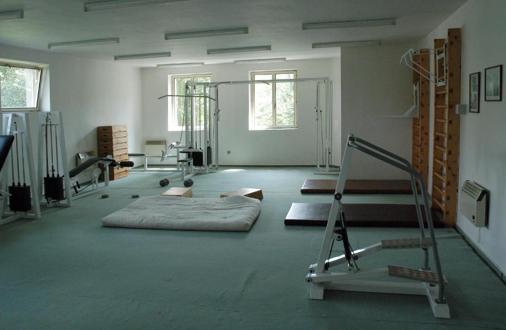 Fitness centrum a/nebo fitness zařízení v ubytování Penzion Bobešova bouda