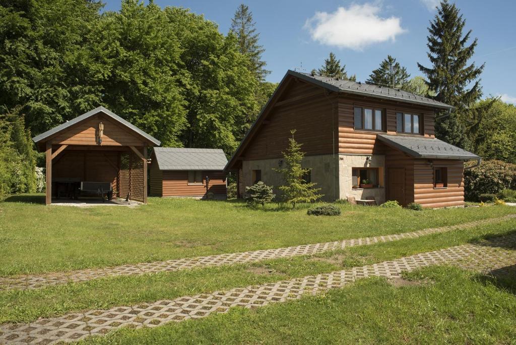Zahrada ubytování Chata Vičanov