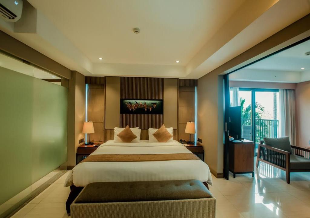 Postel nebo postele na pokoji v ubytování De Atlantiis Suites Near IGI Airport