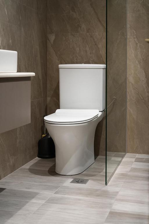 Koupelna v ubytování Mak Luxury Rooms