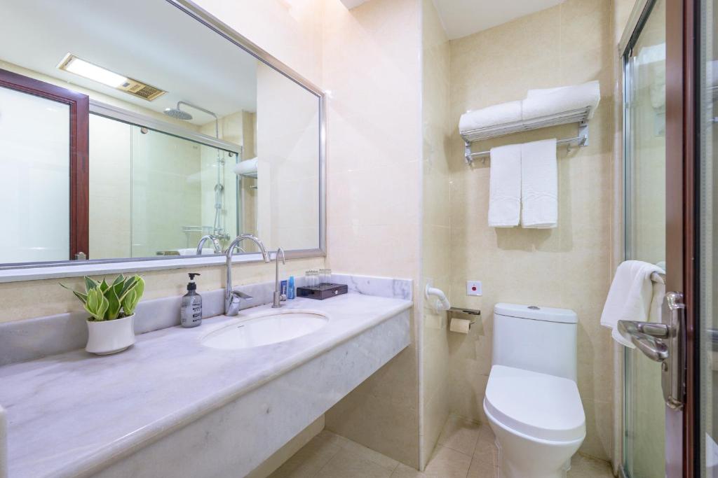 Koupelna v ubytování Xiamen Kulangsu Resort Hotel
