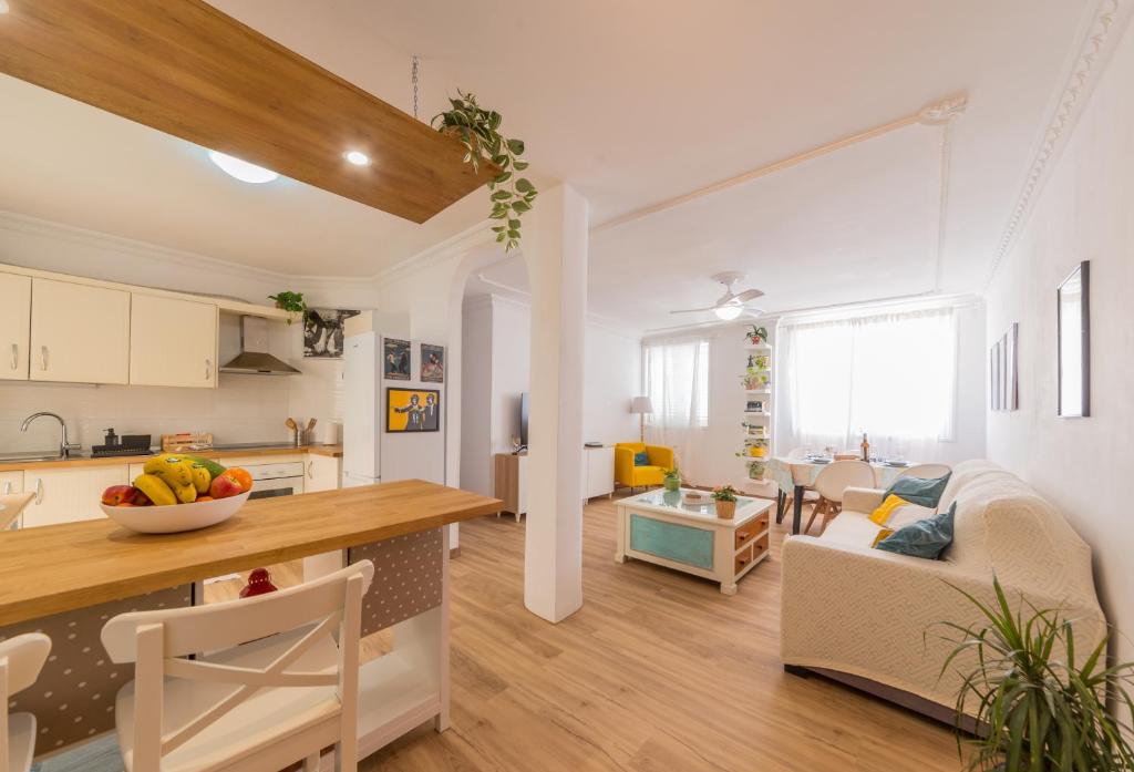Kuchyň nebo kuchyňský kout v ubytování Casita La Ballena Tenerife Sur